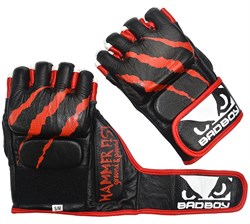 Перчатки для ММА Bad Boy Hammer Fist Black/Red(цена, описание, отзывы ...
